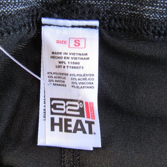 32 Degrees Men's Heat Performance Thermal Base layer Pants Black Size S - Picture 5 of 9